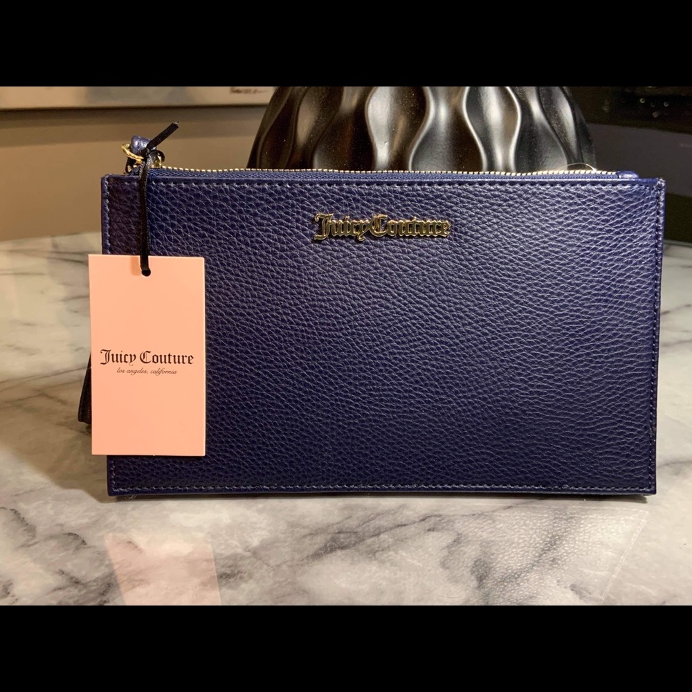 Juicy Couture Navy Parker Wristlet NWT